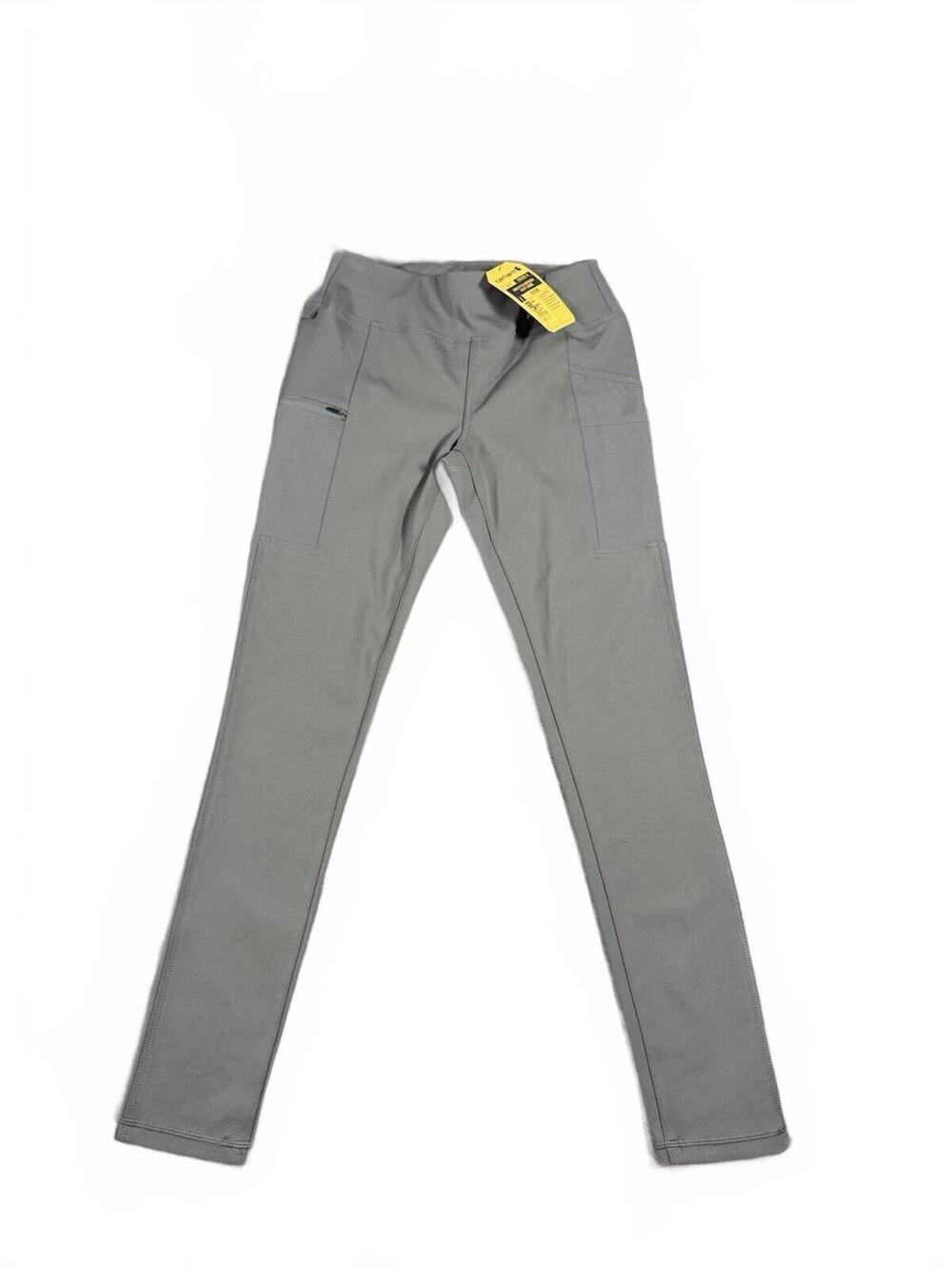 Carhartt Force Utility Leggings Women Size XL Green Fitted Flex Zip Pocket NWT